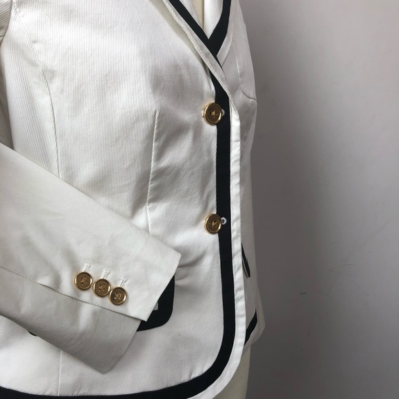 NWOT Talbots white blazer 2 - Picture 4 of 8
